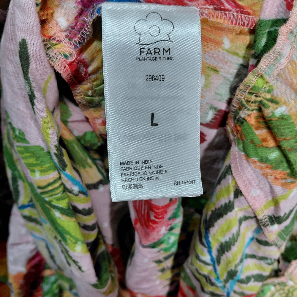 FARM Rio Tropical Floral Maxi Dress in Green and Pink - Picture 8 of 10